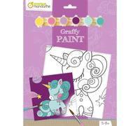 Graffy Paint, Licorne, 20x20 cm - Violet
