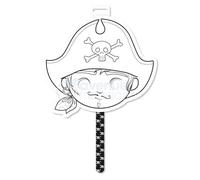 Graffy Stick, Pirate - Noir & Blanc