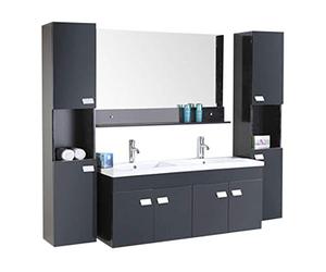 GRAFICA MA.RO S.R.L. Meuble Salle DE Bain Modele Elegance 120 cm Double Vasque Luxe, Beau Meuble Double Vasque