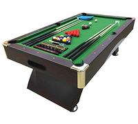 GRAFICA MA.RO SRL Billard AMERICAIN 8FT Modèle Leonida - Neuf Snooker Table de poll biljart Salon - Table de Billard, Dimensions RÉGLEMENTAIRES, Vert