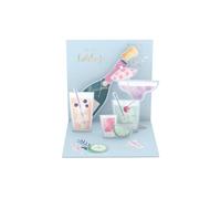 Grafik-Werkstatt | Carte pop-up Pretty | tridimensionnelle | Happy birthday auf Dich