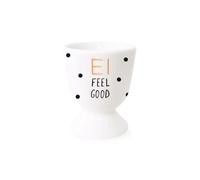 Grafik Werkstatt Coquetier avec or véritable | Gobelet en porcelaine | Ei feel good