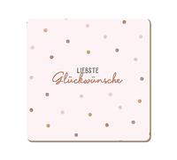 Grafik Werkstatt Dessous de Verre Amusant en liège | Félicitations, Multicolore