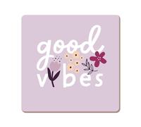 Grafik Werkstatt Dessous de Verre Amusant en liège | Good Vibes, Multicolore