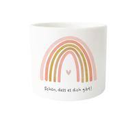 Grafik-Werkstatt Graphic Workshop Petit Pot de Fleurs décoratif en céramique Blanc