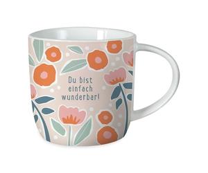 Grafik-Werkstatt Tasse à café avec inscription en allemand « Du bist einfach wunderbar » de 300 ml