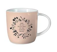 Grafik-Werkstatt Tasse à café avec inscription en allemand « Nimm dir Zeit » - 300 ml