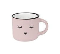 Grafik-Werkstatt Tasse à expresso vintage | Mini tasse en céramique à offrir | 95 ml | Visage de femme, rose