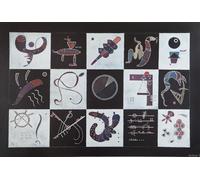 Grafika Bluebird 1000 el. Wassily Kandinsky, Kwadraty [Puzzle]
