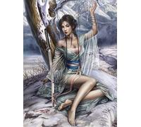 Grafika - Frozen - Puzzle 2000 Pièces - Représentation Artistique - Femme Combattante dans la Forêt en Hiver - Puzzle Adulte - Fabriqué en France