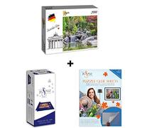 Grafika Puzzle 2000 pièces - Deutschland Edition - Jardin Japonais, Bonn + Colle + Tapis