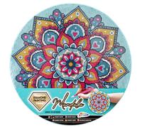 GRAFIX Blue Diamond Mandala - Une mosaïque à votre image ! Découvrez les possibilités artistiques de créer des œuvres d'art uniques !