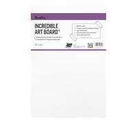 Grafix Incredible Art Board - Durable, léger, résistant à l'eau, réutilisable, Noyau en Mousse de 1,2 cm, idéal pour étirer Le Papier Aquarelle, 40,6 x 61 cm