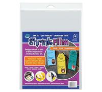 GRAFIX Ink Jet Shrink Film 8.5"X11" 6/Pkg-Clear