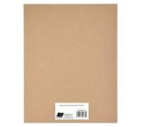 Grafix Lot de 25 Feuilles cartonnées Blanches, 30,5 x 30,5 cm, Naturel, 8-1/2" x 11"