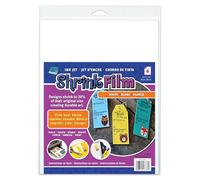 Grafix Lot de 6 Films thermorétractables pour imprimante Jet d'encre 8,5 x 11 Blanc