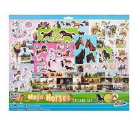Grafix Mega Stickers Chevaux avec 500 autocollants