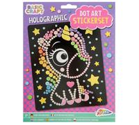 GRAFIX Tableau mosaïque holographique Licorne 22x18cm