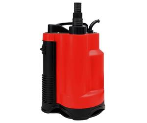 Grafner Drainage Pompe à eau sale 400 W à 7 500 l/h avec interrupteur à flotteur, aspiration plate jusqu'à 25 mm, Ø 16 mm corps étrangers, drainage, pompe submersible, tige, pompe à pression