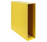 Grafoplás 17171360 Lot de 12 pochettes graphite Jaune Format folio Dos 85 mm