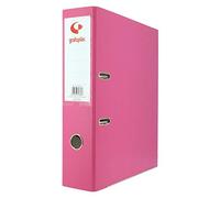 Grafoplás 27269554. Lot de 12 classeurs à levier A4, anneaux 65 mm, rose, doublure en polypropylène, œillet sur le dos, série Graphcolor