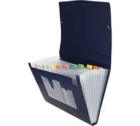 Grafoplás 2960730 Série XS Classeur à soufflet avec élastiques Bleu