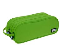 Grafoplás 37543920. Trousse scolaire double, couleur vert, 24,5 x 9,5 cm, Bits & Bobs
