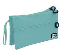 Grafoplás 37545331. Trousse scolaire plate double, couleur bleu clair, 21 x 12 cm, Bits & Bobs