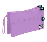 Grafoplás 37545364. Trousse plate double scolaire, couleur lavande, 21 x 12 cm, Bits & Bobs