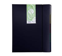 Grafoplás 39405010 Classeur avec 50 pochettes Système in & out Noir Format A4