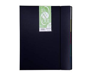 Grafoplás 39405010 Classeur avec 50 pochettes Système in & out Noir Format A4