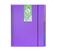 Grafoplas 39425035 Classeur 50 pochettes Système in & out Violet A4