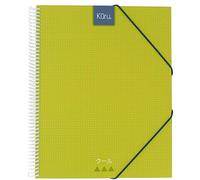Grafoplás 39873220 Collection Kuru Classeur de 30 pochettes transparentes, vert, 31,2 x 24 x 2,8 cm