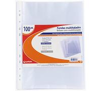 Grafoplas 5576700 Paquet de pochettes avec trous en polypropylène Format A4 Transparent