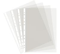 Grafoplás 5577200 Boîte de 100 pochettes perforées, A4, polypropylène standard, cuir orange, 11 trous