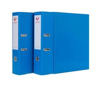 Grafoplás 7279230 Module de 2 classeurs avec levier de 65 mm Bleu