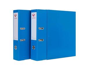 Grafoplás 7279230 Module de 2 classeurs avec levier de 65 mm Bleu