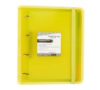 Grafoplás 88100060 Classeur 4 anneaux avec recharge et intercalaires, A4, jaune, polypropylène ligné, carpebook multiline
