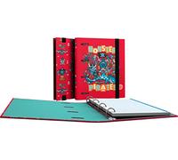 Grafoplás 88111951 Collection Katuki Saguyaki Classeur avec recharge, 100 feuilles microperforées, quadrillage 5 mm et bord de couleur, multicolore, A5