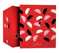 Grafoplás 88171976 Collection Nina and Other Little Things Classeur à 4 anneaux mixtes 40 mm, multicolore, A4