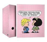 Grafoplás 88172612 Collection Mafalda Classeur à 4 anneaux mixtes 40 mm, multicolore, A4