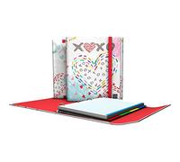 Grafoplás 88211997 Collection Diverse Carpesano 4 anneaux A4 et recharge, modèle Xoxo, A4