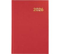 Grafoplas - Agenda 2026 Jour par Page 2026 Bretagne, Rouge, 14,5x21 cm, Espagnol, Couverture Rigide et Point de Lecture, 288 Pages, Papier Blanc 70g Certifié FSC, Inclut Planification et Calendrier 3