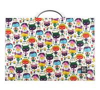 Grafoplás Bits&Bobs Pop Up Design, Hello Trousse Scolaire en Plastique, coloré, Folio