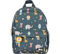 Grafoplas Bits&Bobs Safari Sac à dos d'école, 28,5 x 21,5 x 10 cm, 100% PET recyclé, parfait pour les tout-petits, la maternelle et la primaire, dos et bretelles rembourrés, sangle de poitrine, idéal