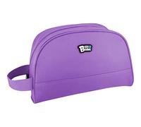 Grafoplás Bits & Bobs Trousse Ronde avec poignée latérale, 26 x 15 x 12 cm, Violet, 26x15x12cm, Trousse de Toilette Ronde avec poignée sur Le côté