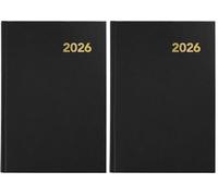 Grafoplas Bretagne Agenda 2026 1 jour par page 2026, noir, 14,5 x 21 cm, espagnol, couverture rigide et point de lecture, 288 pages, papier blanc 70 g certifié FSC, comprend planning et calendrier 3