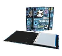 Grafoplas - Carpesano 4 anneaux a4, Hero Bits & Bobs Pop Up Desing, avec recharge quadrillée 5 x 5 bord couleur 90 g, séparateurs, enveloppe transparente, tranche incurvée ergonomique, carpebook