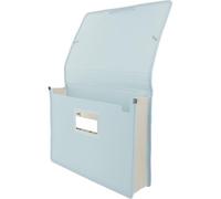 Grafoplás - Chemise à soufflet maxi et élastiques, format A4+, 26 x 34,5 x 8 cm, bleu clair, capacité supplémentaire pour documents, collection papeterie Like, parfait matériel scolaire et de bureau