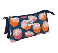 Grafoplas-Citrics 37540627 Trousse Scolaire Triple Orange